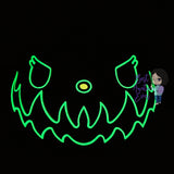 *Ready To Ship* Glow-In-The-Dark Pumpkin Rival Bunny Crossbody Convertible Bowler