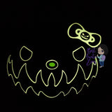 *Ready To Ship* Glow-In-The-Dark Pumpkin Meowgenta Crossbody Convertible Bowler