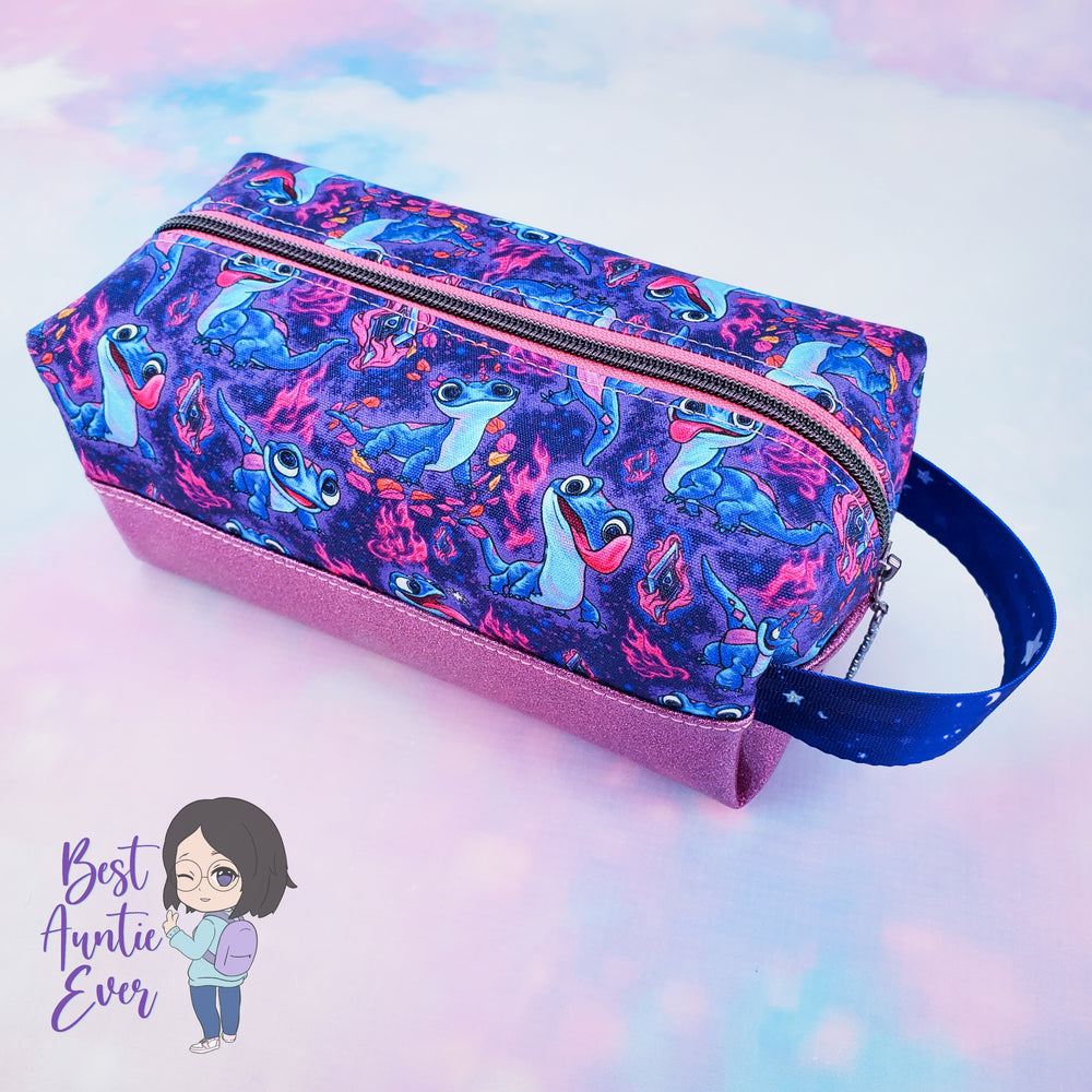 *Ready To Ship* Ice Lizard Kingdom Toiletry Bag