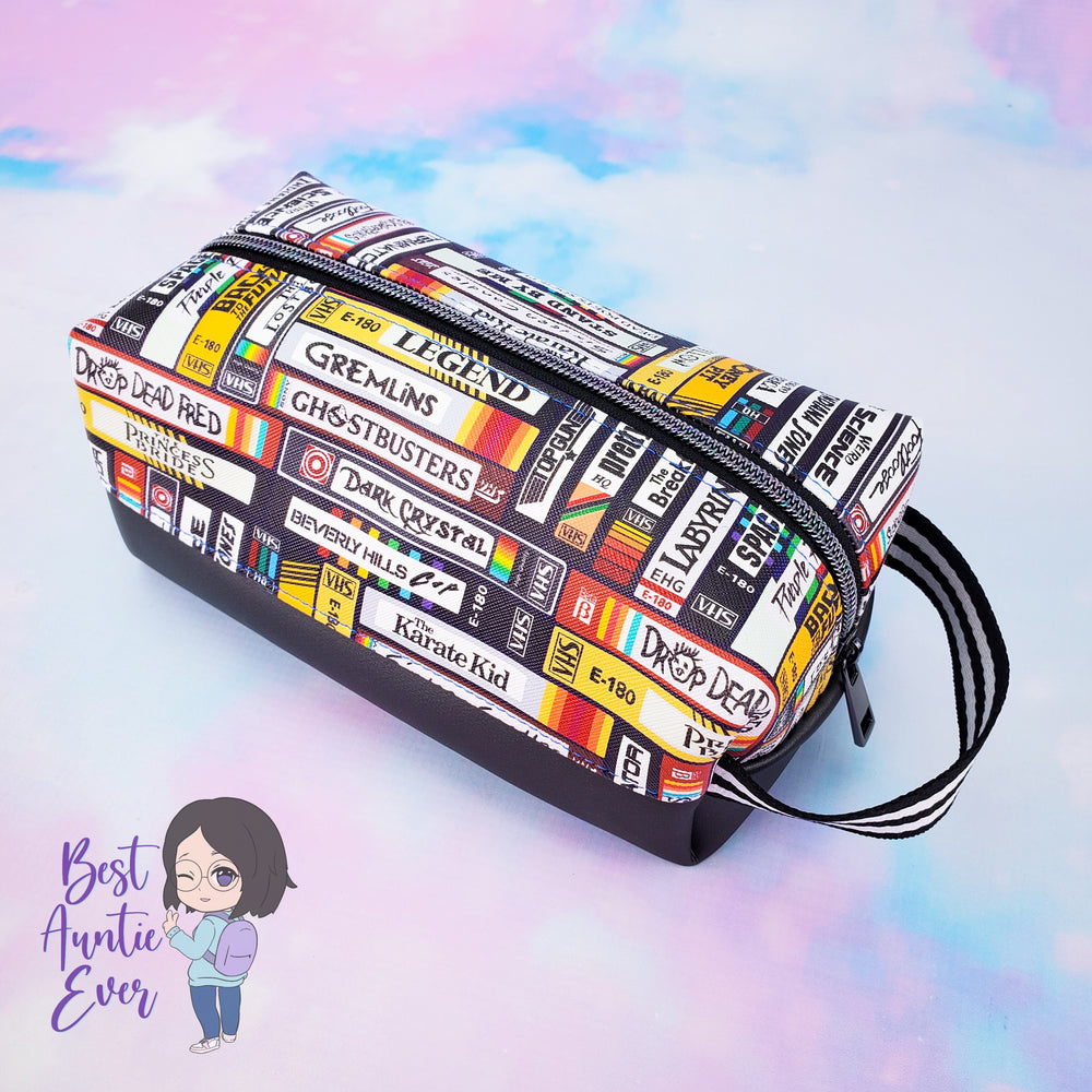 *Ready To Ship* Retro-VHS Toiletry Bag