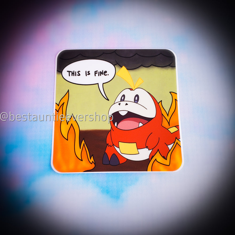 This is Fine Coco Vinyl Sticker