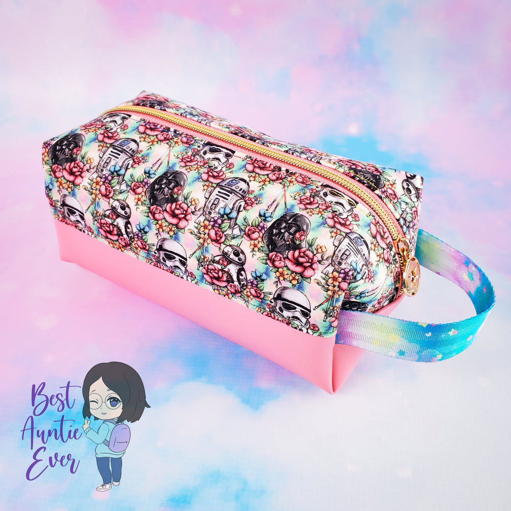 *Ready To Ship* Pastel Floral Wars Toiletry Bag