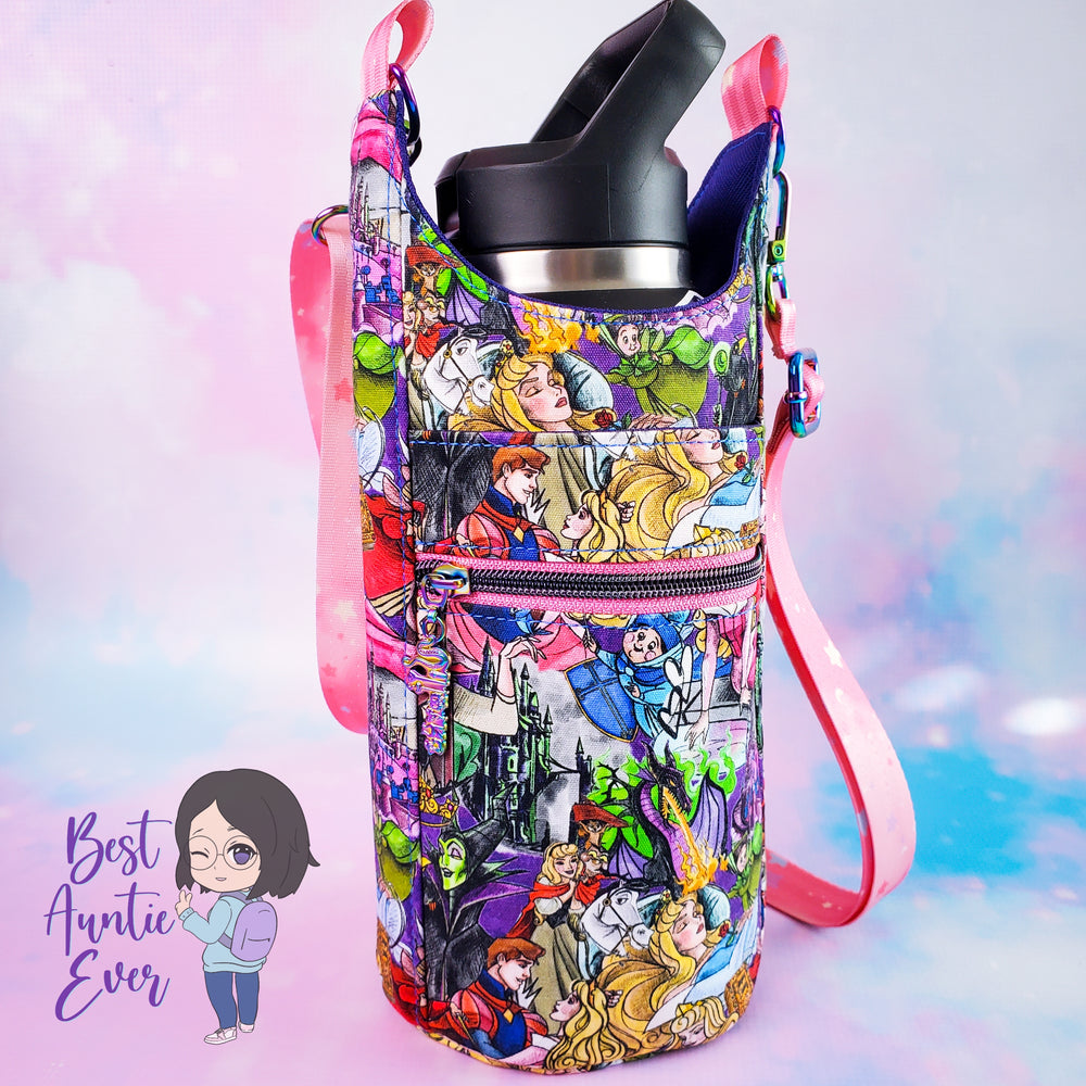 *Ready To Ship* Sleepy Princess Water Bottle Holder