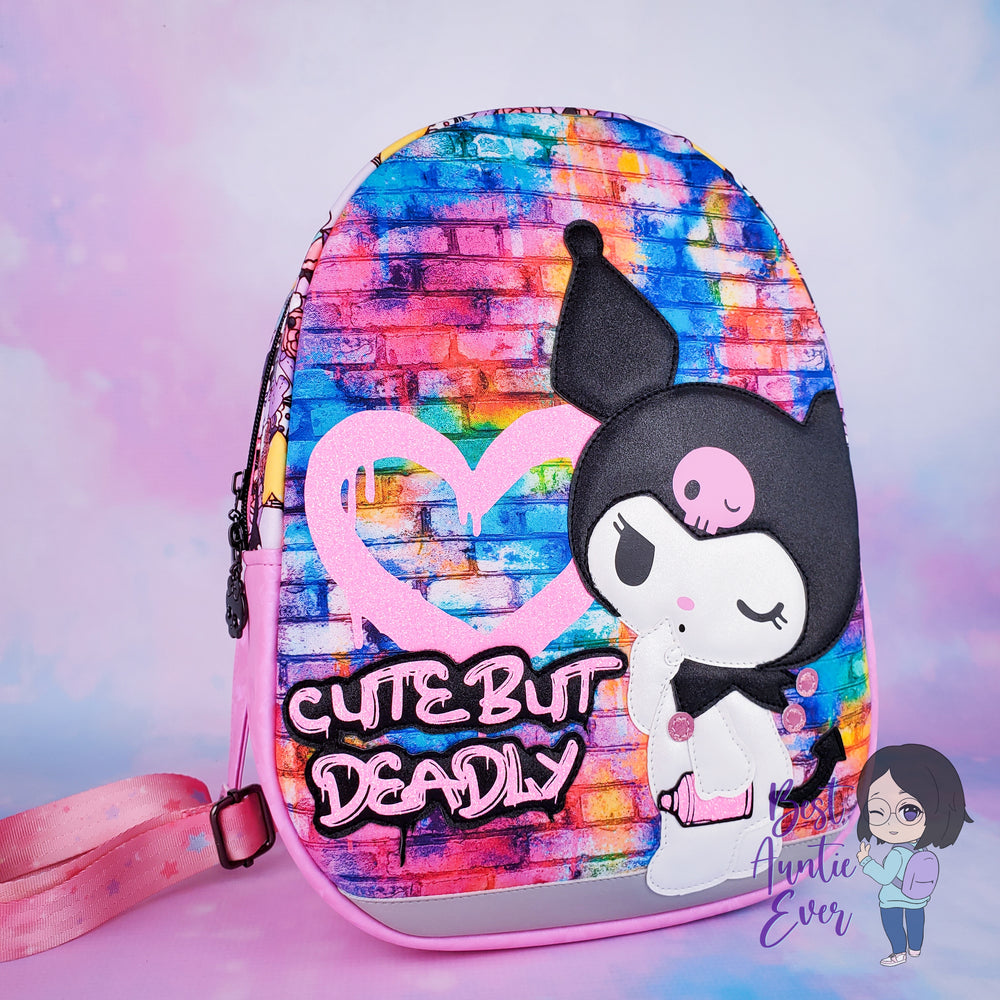 *PREORDER* Graffiti Bunny Adult Slim Backpack
