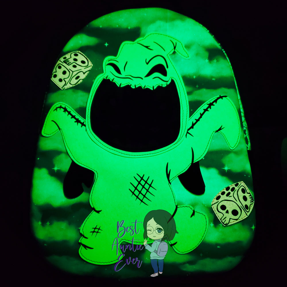 *PREORDER* Glow-In-The-Dark Gamblin Ghostie Adult Slim Backpack