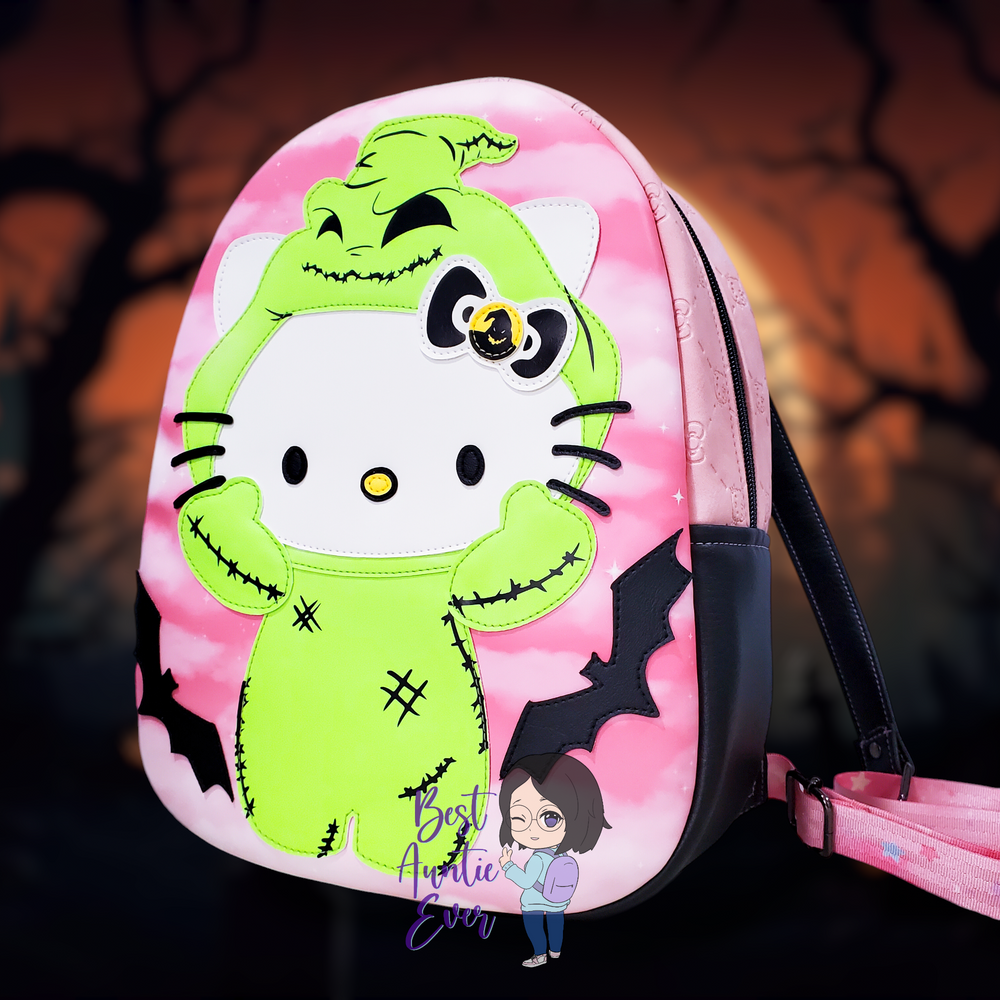 *Ready To Ship* Glow-In-The-Dark Boogie Kitty Adult Slim Backpack
