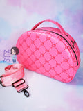 *Ready To Ship* Meow-genta  Crossbody Convertible Bowler