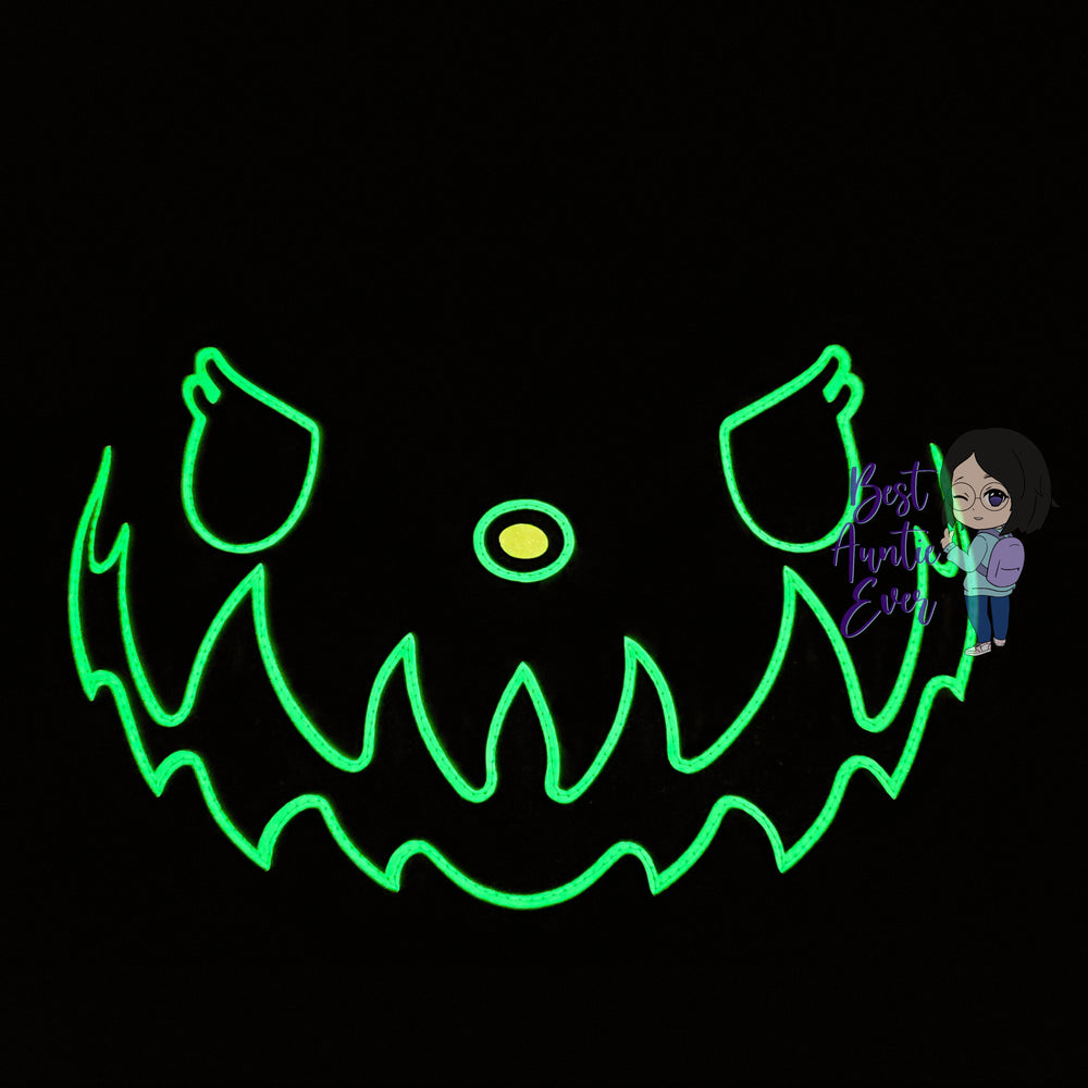 *Ready To Ship* Glow-In-The-Dark Pumpkin Rival Bunny Crossbody Convertible Bowler