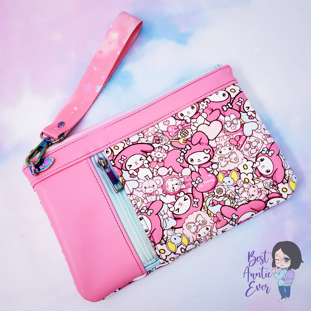 *Ready To Ship* Mellow Bunny Clutch/Wristlet
