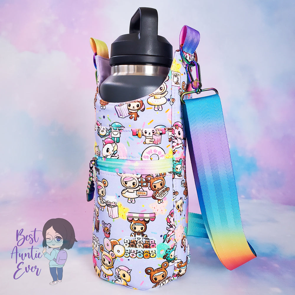 *Ready To Ship* Donutsu Lavender Water Bottle Holder