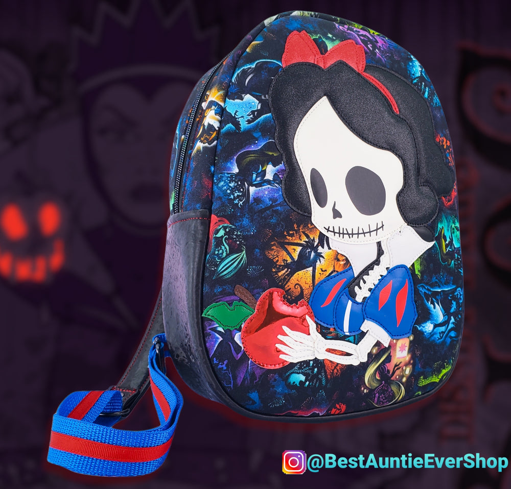 *PREORDER* Glow-In-The-Dark Poison Apple Adult Slim Backpack
